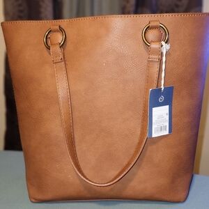 Elegant Tan Tote Bag